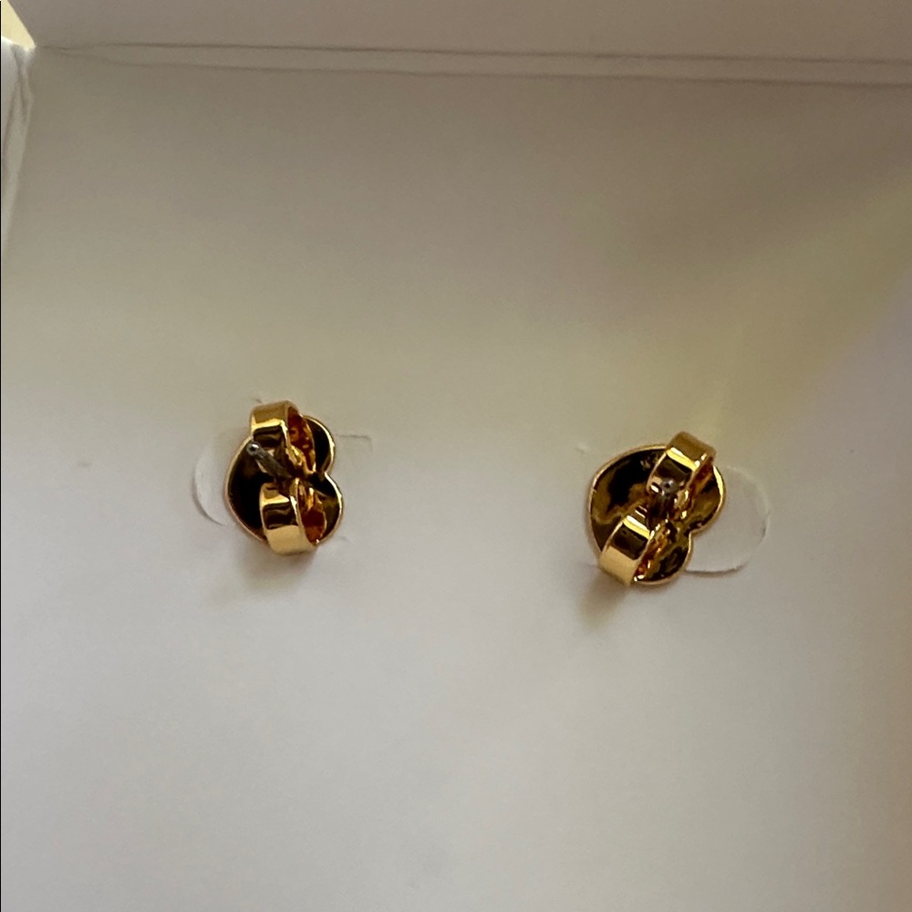 NWT kate spade My Love Pave Faux Pearl Heart Necklace and Earrings in boxes - Picture 14 of 14